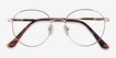 Haiku Golden MetalEyeglass Frames from EyeBuyDirect, Closed View