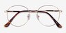 Haiku Golden MetalEyeglass Frames from EyeBuyDirect, Closed View