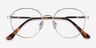 Haiku Silver MetalEyeglass Frames from EyeBuyDirect, Closed View