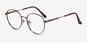 Haiku Bronze Métal Montures de lunettes de vue d'EyeBuyDirect, Vue d'Angle