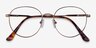 Haiku Bronze MetalEyeglass Frames from EyeBuyDirect, Closed View