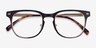 Fleming Matte Black Gold MetalEyeglass Frames from EyeBuyDirect, Closed View