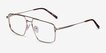 Granary Gold MetalEyeglass Frames from EyeBuyDirect, Angle View