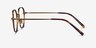 Pimlico Bronze MetalEyeglass Frames from EyeBuyDirect, Side View