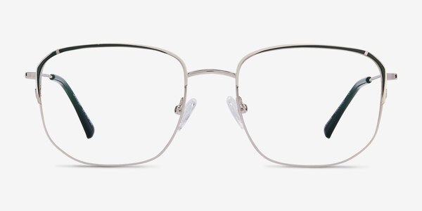 Carnaby Gold Dark Green Metal Eyeglass Frames