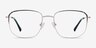 Carnaby Gold Dark Green MetalEyeglass Frames from EyeBuyDirect, Front View