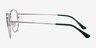 Carnaby Gold Dark Green MetalEyeglass Frames from EyeBuyDirect, Side View