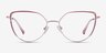 Mayfair Gold Purple MetalEyeglass Frames from EyeBuyDirect, Front View