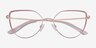 Mayfair Gold Purple MetalEyeglass Frames from EyeBuyDirect, Closed View