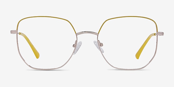 Milner Gold Yellow Metal Eyeglass Frames