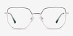 Milner Gold Green MetalEyeglass Frames from EyeBuyDirect, Front View