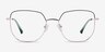 Milner Gold Green MetalEyeglass Frames from EyeBuyDirect, Front View