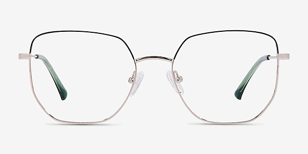 Milner Gold Green Metal Eyeglass Frames