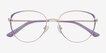 Scala Gold Purple MetalEyeglass Frames from EyeBuyDirect, Closed View