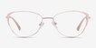 Operetta Gold Nude MetalEyeglass Frames from EyeBuyDirect, Front View