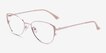 Operetta Gold Nude MetalEyeglass Frames from EyeBuyDirect, Angle View
