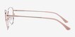 Operetta Gold Nude MetalEyeglass Frames from EyeBuyDirect, Side View
