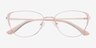 Operetta Gold Nude MétalMontures de lunettes de vue d'EyeBuyDirect, Vue Rapprochée