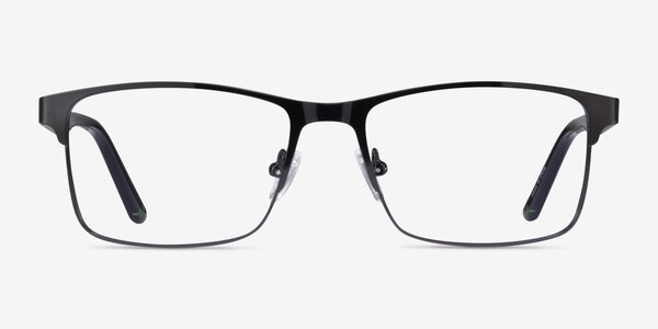 Carbon Black Metal Eyeglass Frames