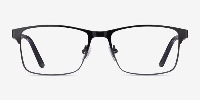 Carbon Black Metal Eyeglass Frames from EyeBuyDirect