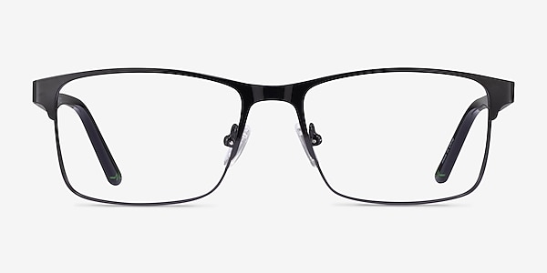 Carbon Black Metal Eyeglass Frames