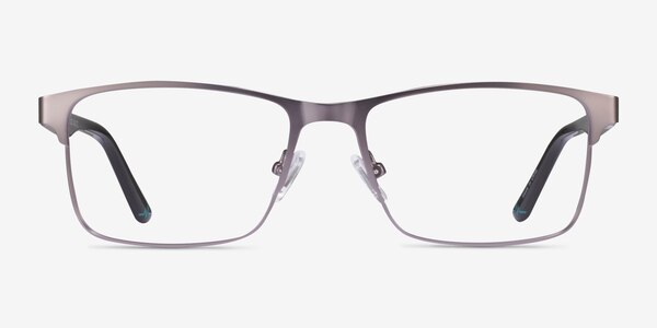 Carbon Matte Gunmetal Metal Eyeglass Frames