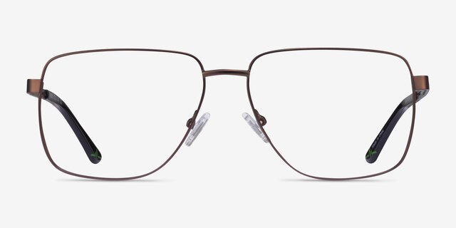 Hybrid Bronze MetalEyeglass Frames from EyeBuyDirect, Front View