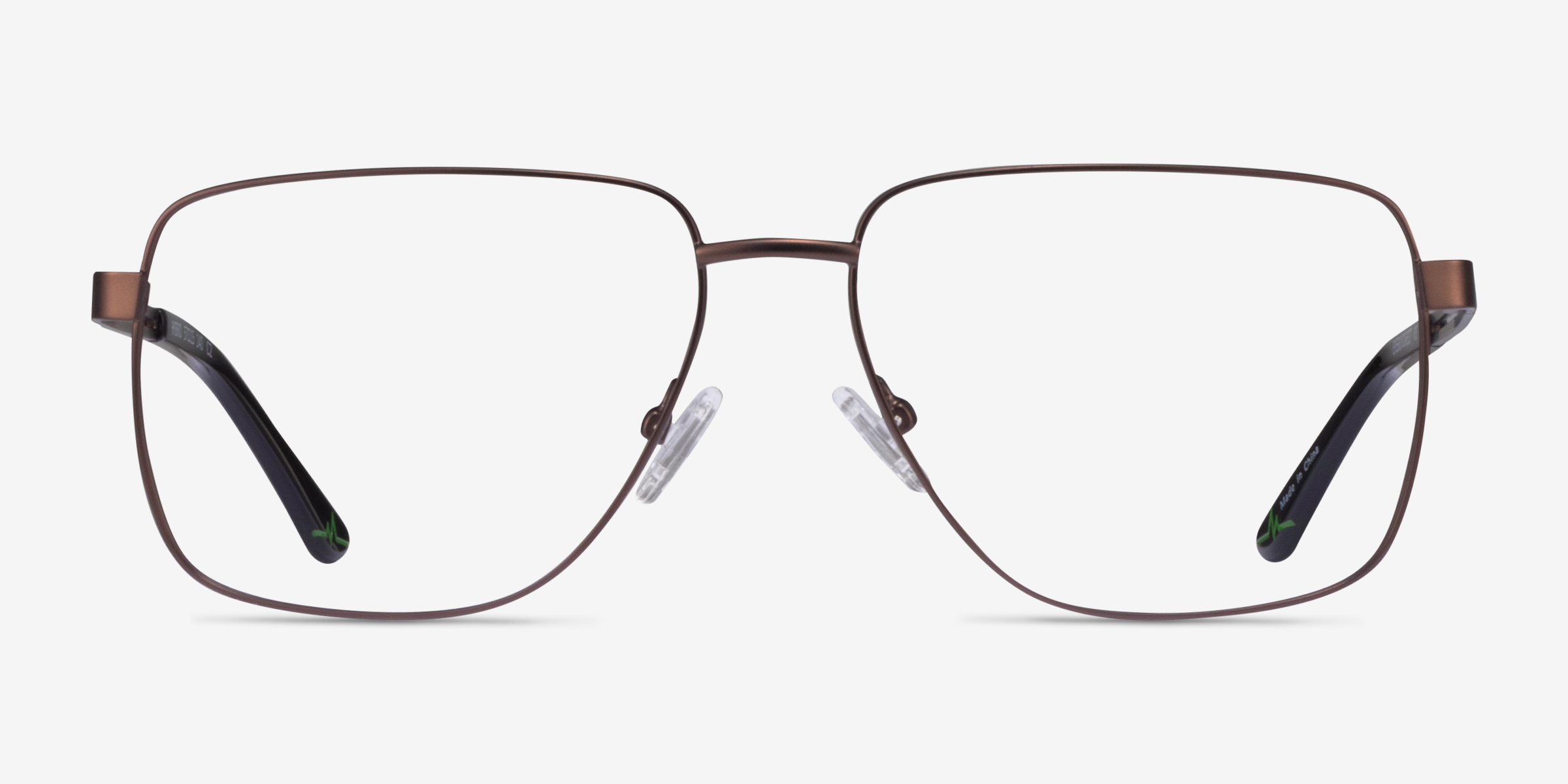 Hybrid Square Bronze Glasses for Men Eyebuydirect
