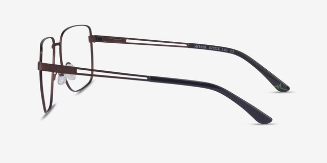 Hybrid Bronze MetalEyeglass Frames from EyeBuyDirect, Side View
