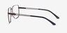 Hybrid Bronze MetalEyeglass Frames from EyeBuyDirect, Side View