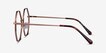 Imagine Bronze MetalEyeglass Frames from EyeBuyDirect, Side View