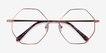 Imagine Bronze MetalEyeglass Frames from EyeBuyDirect, Closed View