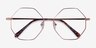 Imagine Bronze MetalEyeglass Frames from EyeBuyDirect, Closed View