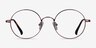 Lanscilo Bronze MetalEyeglass Frames from EyeBuyDirect, Front View