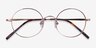 Lanscilo Bronze MetalEyeglass Frames from EyeBuyDirect, Closed View