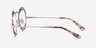 Spoke Matte Gold MetalEyeglass Frames from EyeBuyDirect, Side View