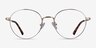 Wiz Gold Tortoise MetalEyeglass Frames from EyeBuyDirect, Front View