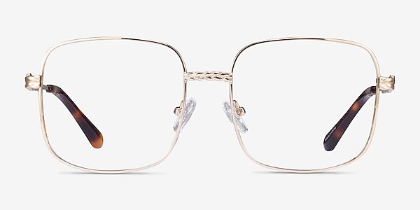 Coil Gold Metal Eyeglass Frames