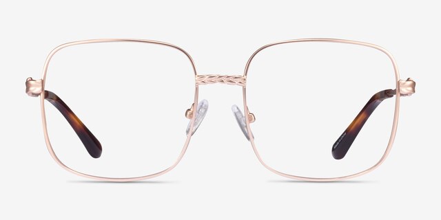 Coil Rose Gold MetalEyeglass Frames from EyeBuyDirect, Front View
