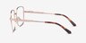 Coil Rose Gold MetalEyeglass Frames from EyeBuyDirect, Side View
