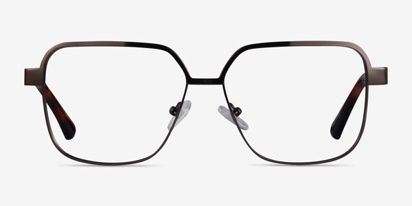 Gear Gunmetal Metal Eyeglass Frames