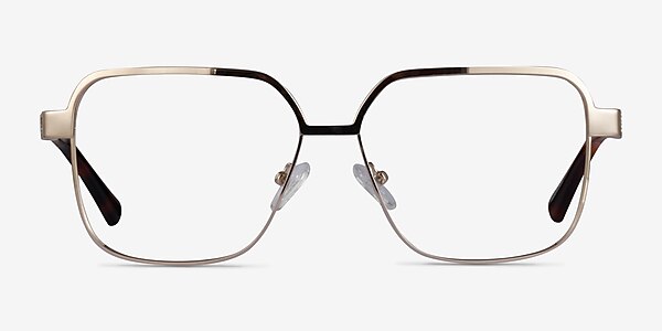 Gear Gold Metal Eyeglass Frames