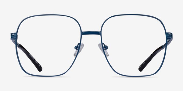 Epicenter Blue Metal Eyeglass Frames