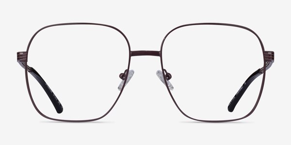 Epicenter Brown Black Metal Eyeglass Frames