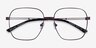 Epicenter Brown Black MetalEyeglass Frames from EyeBuyDirect, Closed View