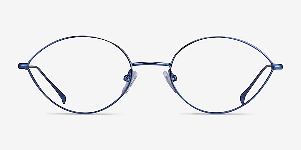 Aperture Blue Metal Eyeglass Frames