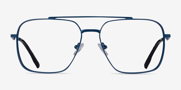 Townes Bleu Métal Montures de lunettes de vue