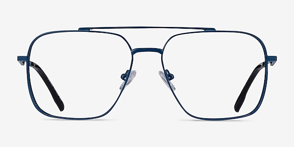 Townes Blue Metal Eyeglass Frames