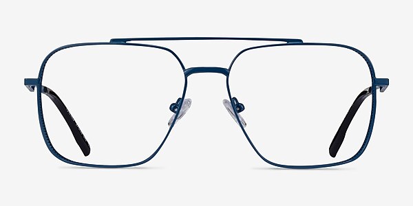 Townes Blue Metal Eyeglass Frames