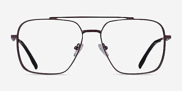 Townes Brown Black Metal Eyeglass Frames